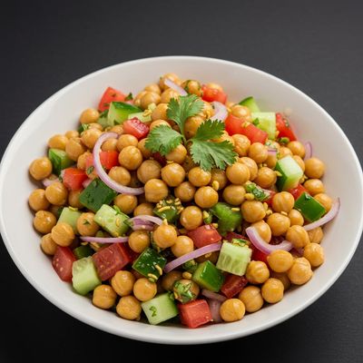 Boiled Chana Salad
